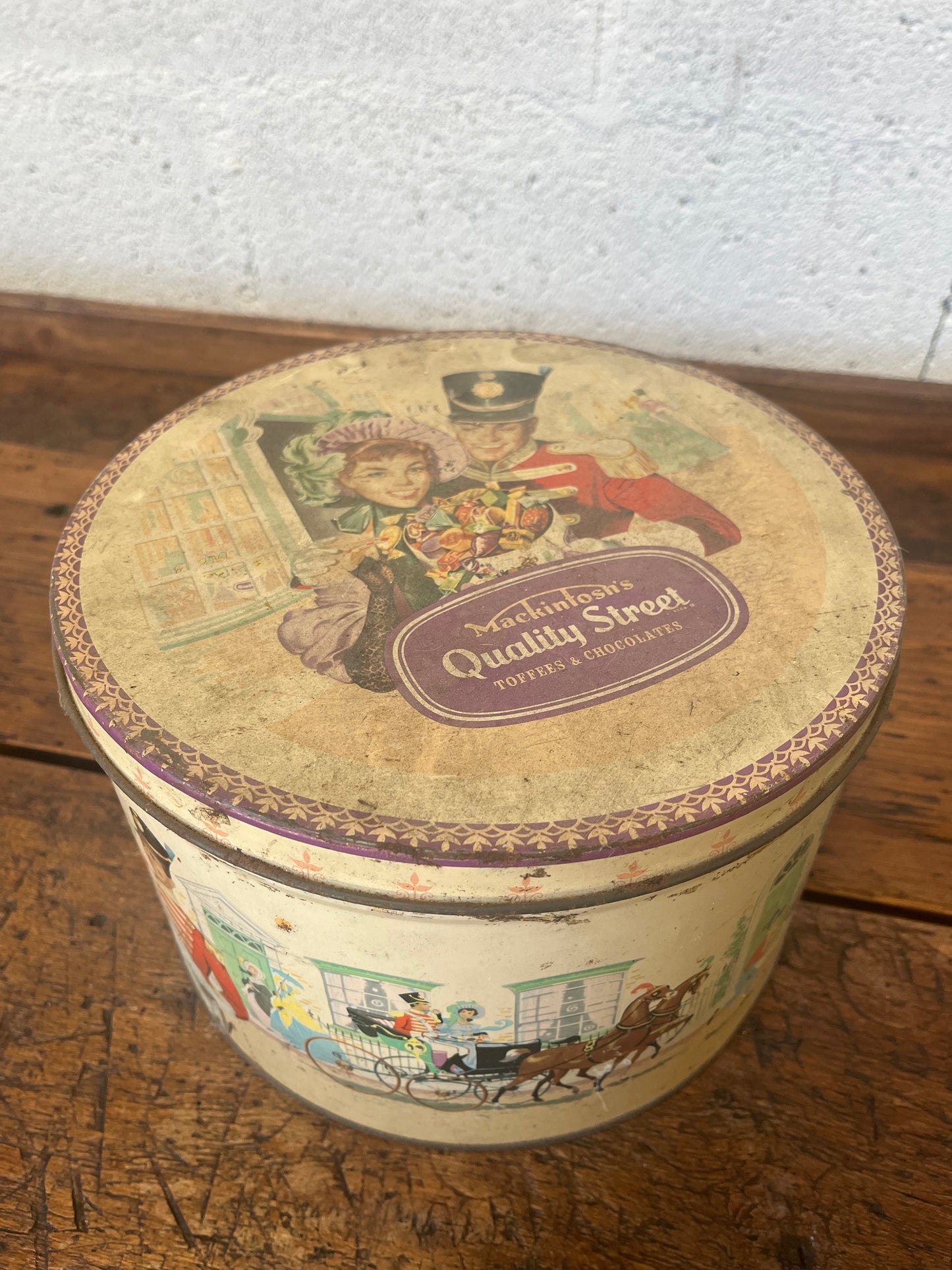 Boîte Vintage Quality Street – Toffee’s & Chocolate – Années 80