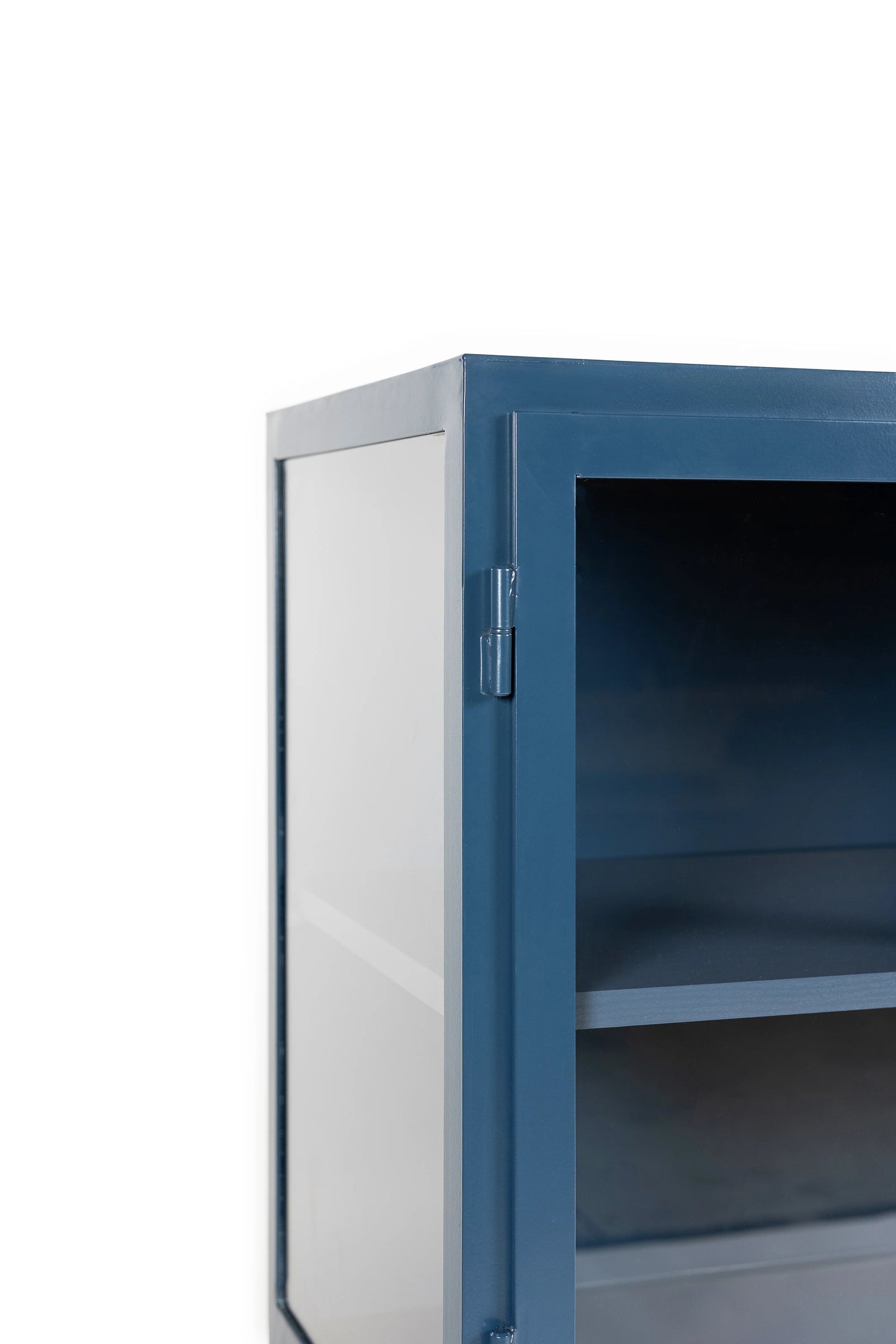 Armoire à vitrines bleue foncée - LA NUIT