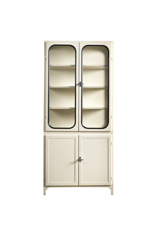 Armoire à vitrines beige - LE SABLÉ