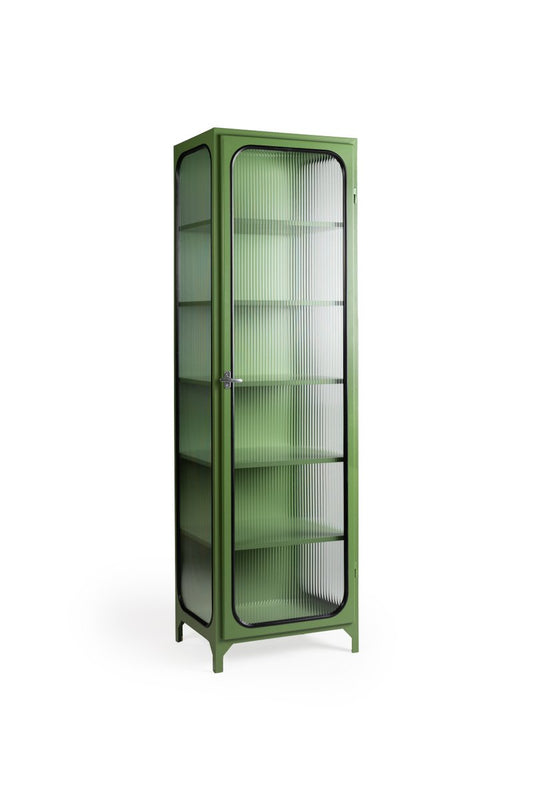 Armoire à vitrines verte - LA NATURE